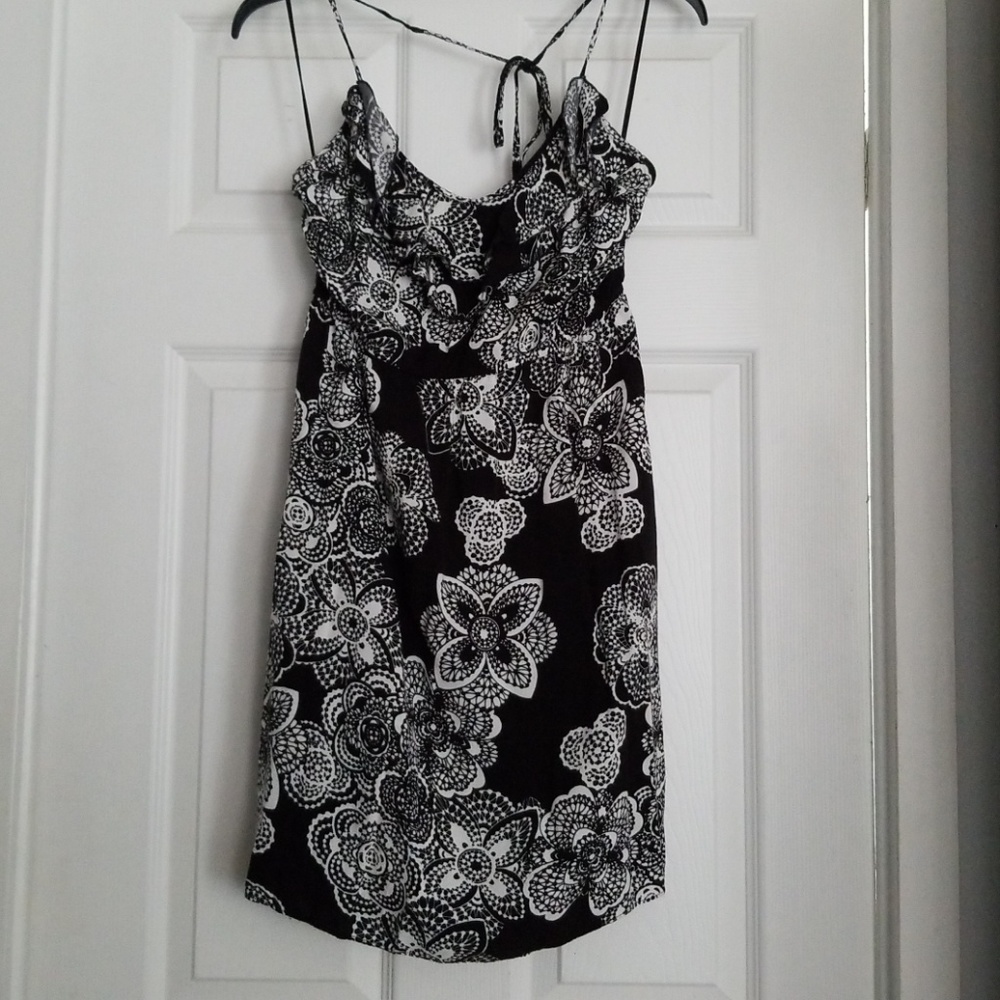 Black and white dress
